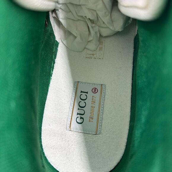 Men’s Gucci 1977 tennis off the grid high top sneakers size 14.5 made in Italy - Picture 7 of 7